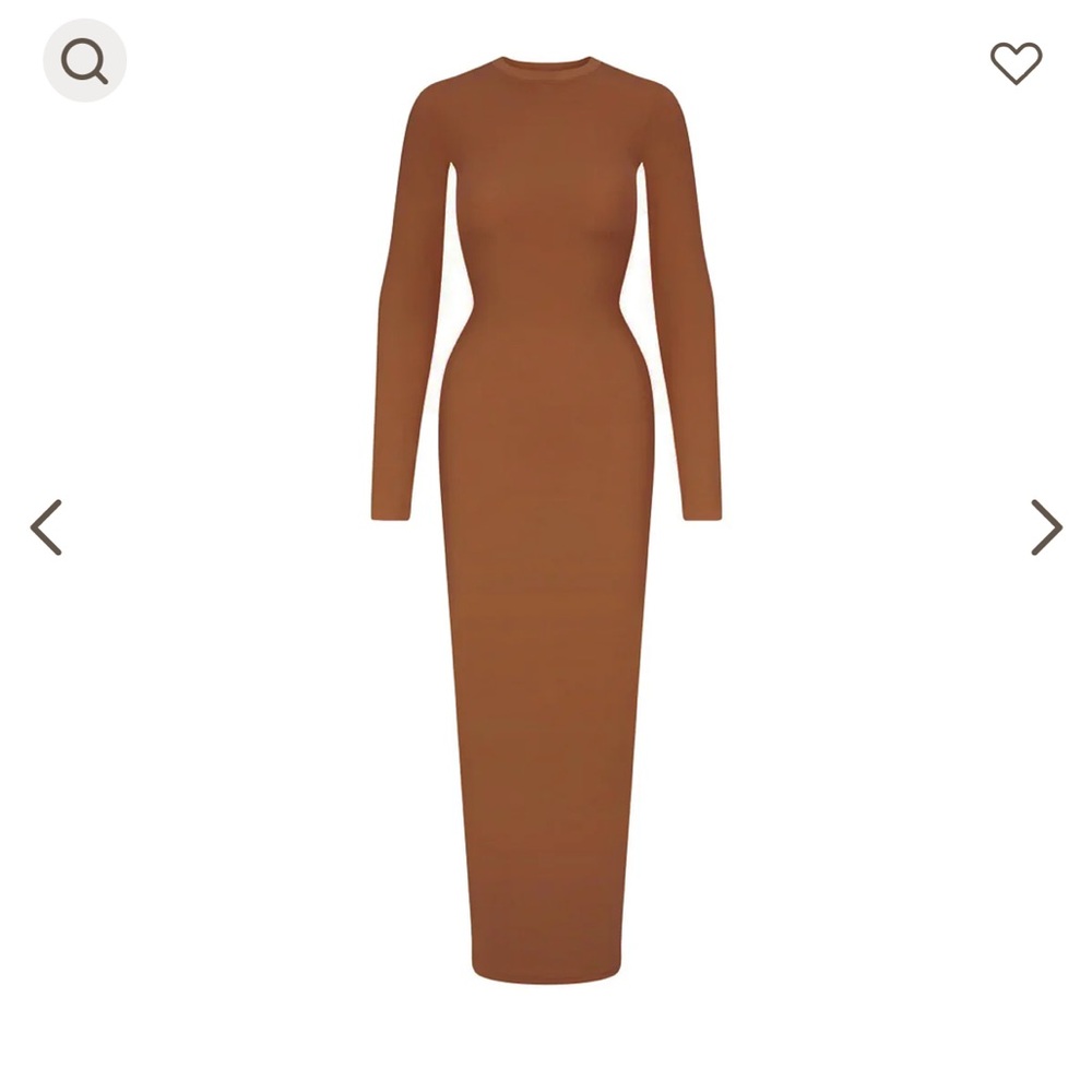 skims fits everybody long sleeve dress